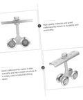 1pc Heavy Duty Sliding Door Track Roller Galvanized Industrial Door Pulley For Smooth Operation Durable Steel Door Runner