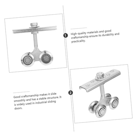 1pc Heavy Duty Sliding Door Track Roller Galvanized Industrial Door Pulley For Smooth Operation Durable Steel Door Runner