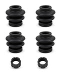4 Piece Brake Caliper Pin Bushing Kit With Rubber Dust Shield, Universal fitment shown with rubber bushings and dust shields