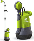 Beast Mode 1/2 HP Submersible Rain Barrel Pump With Float Switch 1050 GPH 26 Ft Cable Drains Water From Rain Barrels Ponds Pools