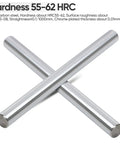 12mm X 400mm Linear Motion Rods Set Of 2 For CNC, 3D Printers, and DIY Projects Hardened Chrome Steel Shafts With HRC55-62 Tolerance
