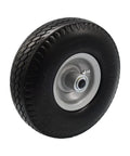 4.10/3.50-4 Solid Tire Replacement With 3/4 And 5/8 Bearing, 3.5 Inch Center Hub, 10 Inch Wheel For Hand Trucks, Detailed View