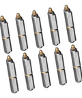 10-pack stainless weldable hinge pins with grease zerks, 6-inch heavy-duty for gates and trailers