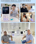 Home Use Hydrogen Generator With 99.99 Percent Pure Gas SPE PEM Technology users demonstrating device