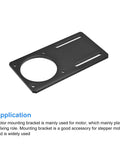 Side view of NEMA 17 Stepper Motor Bracket Mount For Precise DIY CNC And 3D Printer Projects 42mm Mounting Plate