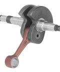 Crankshaft Assembly Built From Alloy Steel With Non Paint Coating For A Smooth Surface Heavy Duty Power Transmission And Reciprocating Motion Drop In For Stihl 026 And MS260 Chainsaws Replacement For Part 1121 030 0405, angled view