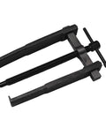 Two Jaws Bearing Puller 8 Inch Adjustable Steel Removal Tool For Auto Gear Work, showing side angle with T-handle adjustment