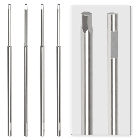 1.5mm Hex Screwdriver Bit Set 4 Piece Precision Pro Grade Anti Stripping Allen Key Bits Heavy Duty Steel display