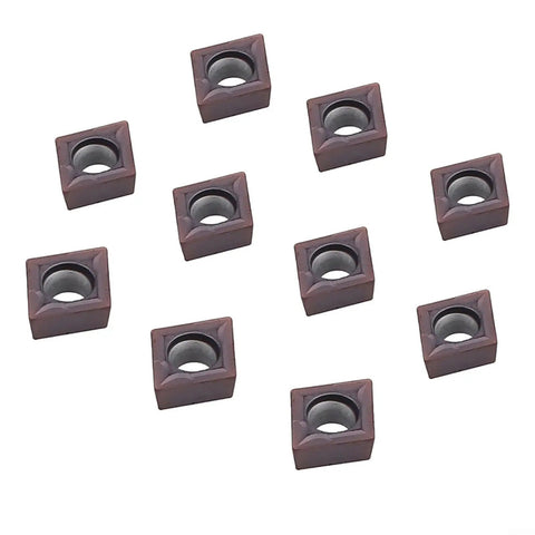 10 CCMT09T304 carbide inserts for Lathe Boring Bar Tool Holder SCLCR1616H09, precision external turning, stable cuts, tight tolerances.