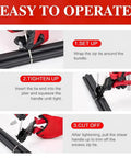 Beefy Metal Zip Tie Gun Kit With 100 Stainless Steel Zip Ties 11.8 Inch Long Fastening And Cutting Tool instructions