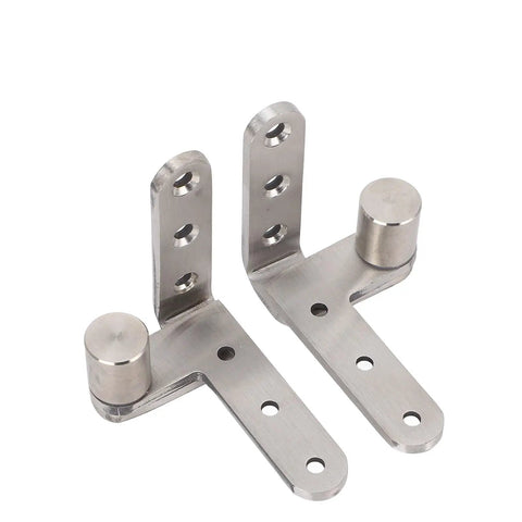 Heavy Duty Stainless Steel Door Pivot Hinges With 270 Degree Rotation For Cabinets Cafe Doors And More Built Tough For Smooth Access