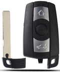 BMW Key Fob Replacement CAS3 For 2004 To 2014 3 Series And 5 Series Remote Key Fob Fits 325i Close-up View
