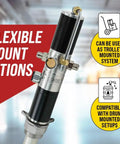Air Operated Oil Pump for 55 Gallon Drums Three To One Ratio 14 LPM And 3 GPM Double Action Transfer Pump flexible mount options