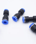 Push To Connect Fitting One Quarter Inch Tube Outer Diameter To One Eighth Inch Tube Outer Diameter Reducer For Pneumatic Air And Water Lines Easy Install Straight Union Two Way Connector Pack Of Five