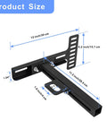 Adjustable headboard bracket dimensions 12 inch steel, designed for easy setup with no more floor bounces or pesky squeaks.