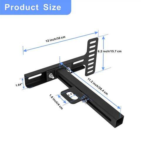 Adjustable headboard bracket dimensions 12 inch steel, designed for easy setup with no more floor bounces or pesky squeaks.