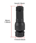 Ten Pack Low Voltage Landscape Wire Connectors Waterproof For Outdoor LED Pathway Garden Lights shown in push-in style