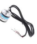 Photoelectric Incremental Encoder For Automation Systems 5 To 24V DC Input Wide Voltage Industrial Workhorse with cable detail.
