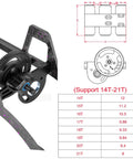 Carbon Fiber LCG Chassis Kit For 1x10 RC Crawler SCX10 SCX10 II Capra 1.9 UTB And Other DIY Builds With Beefed Up Front Mounted Transmission And Lightweight Strength Upgrade showcasing design and compatibility chart