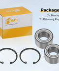 Top Shelf Heavy Duty Rear Wheel Bearing Seal Kit For Polaris Ranger Sportsman Ace Rzr Models 3514917 3515087 7710440 with two steel bearings and retaining rings.