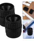 2 Pack Tube Deburring Reamers For Copper Pipes, Inner Outer Reamer Set, shown in black with textured grip, used for chamfering.