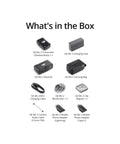 All In One Wireless Microphone System With Two Transmitters And One Receiver, Crystal Clear Audio, box contents overview