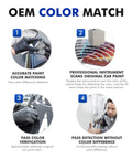 Ceramic White Touch Up Paint For Hyundai Cars DIY Scratch Fix Kit OEM color matching process visible