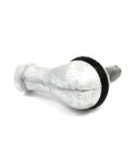 Badass Sq8rs L Shape Rod End Bearing With 8mm Dual Threads Heavy Duty Mechanical Ball Joint featuring silver steel design.