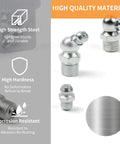 All In One Grease Fittings Assortment Kit 105 Pcs SAE And Metric Zerk Fittings Set for Auto and Machinery close-up