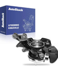 Front Steering Knuckle And Wheel Bearing Hub Assembly Left Replacement For 2007 2012 Hyundai Elantra with AutoShack packaging