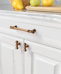 Kitchen cabinet with 10 Pack 5 Inch Champagne Bronze Cabinet Handles Brushed Brass Kitchen Cabinets And Drawers Pulls 128mm Gold Hardware