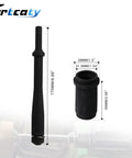 Beefed-Up Pneumatic Anchor Pin Bushing Driver Tool Kit 1-3/8 Inch For Trucks And Trailers, steel driver with measured dimensions