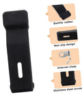 Beefy Rubber Over Center Latch With Concealed Keeper And Flexible Draw Lock features quality rubber and non-slip design.