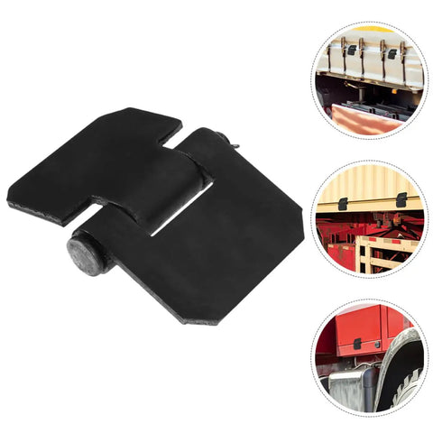 Heavy Duty Weldable Steel Door Hinges For Trailer Gates Removable Two Piece Gate Hardware With Thickened Weld On Design For Dump Trailer Ramp