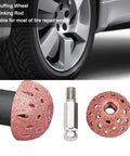 Badass 38mm Tire Buffer Wheel For Auto Grinder Tool With Coarse Grit Tungsten Alloy Grinding Head And Patch Roller with linking rod
