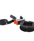 Heavy Duty Strap Clamp With Four Detachable Corners And Slick Quick Adjust Lever For Top Shelf Woodworking Picture Frames Cabinets Drawer Assembly 13Ft Nylon Webbing Tool, featuring adjustable clamp and nylon strap.