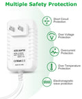 Plug And Play Cordless Water Flosser Charger For WP Series Replacements Arkare 3V Wall Power Supply with safety features