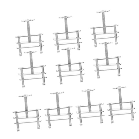 Adjustable Screw Compressor Hose Clamp Set, 20 Pack shown, durable metal clips for PEX tubing, lab equipment use, heavy duty