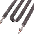 Heavy Duty Electric Finned Tubular Heater And Air Oven Heating Element With M12 Thread 220V 1Kw Up To 2500W with stainless steel fittings.