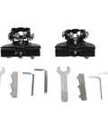 Hood Light Mounting Brackets 2-Pack Adjustable 304 Stainless Steel For Off-Road Truck SUV ATV LED Work Lights No-Drill Clamp-On