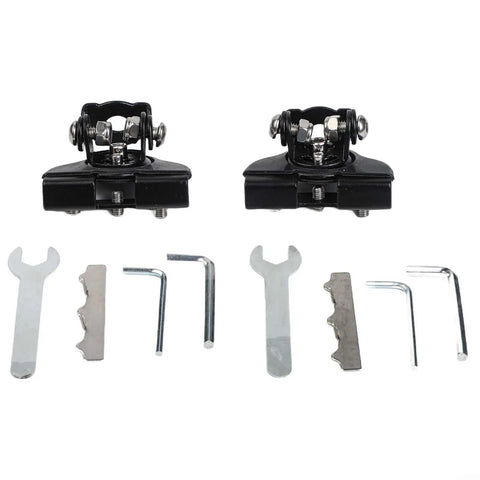 Hood Light Mounting Brackets 2-Pack Adjustable 304 Stainless Steel For Off-Road Truck SUV ATV LED Work Lights No-Drill Clamp-On