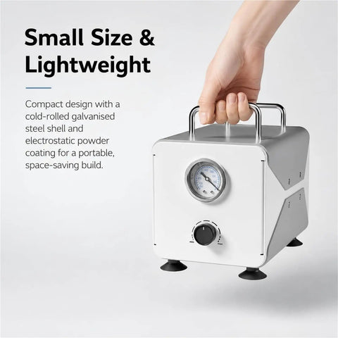 Heavy Duty Oil-Free Diaphragm Vacuum Pump For Lab Use With Negative Pressure Suction And Flow Control. No Messy Oils Needed, This Beast Offers Powerful Unidirectional Airflow, Precision Performance, And Durable Protection For Efficient Daily Workflows.