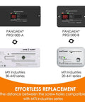 Digital RV Propane Gas Detector With 85dB Alarm And 12V DC Power Surface Mount Safety Sensor comparison chart.