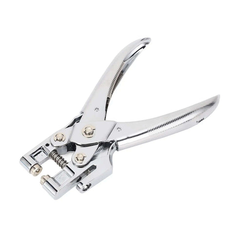 Beefy Single Hole Puncher For Paper Crafts And Office Use Handheld Punching Tool With 5mm Die Sturdy Metal Construction