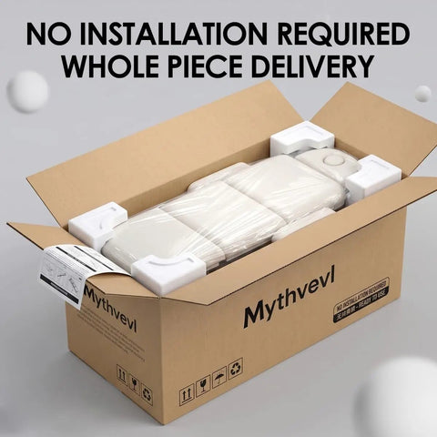 Professional Fully Electric Facial Massage Table With Lift For Estheticians, Dual Control Heavy Duty Motorized Spa Bed packed in delivery box.