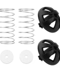 Bottom Loading Brewing Basket Stopper Kit For Coffee Makers, Spring Loaded Replacement That Fits Black And Decker Models Like CM1160B CM2046S DCM600B And More, Easy Install Drip Free Brews Keeps Your Morning Flow Smooth. 2 springs, 2 pads, 2 stoppers