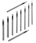 Leather Punch Tool Kit With Ten Sizes From 0.5mm To 5.0mm For Belts Wallets And Bags Heavy Duty Hole Puncher Set professional tools