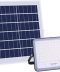 Street Lighting Ip67 Waterproof Solar Flood Light 200W High Power Led with solar panel and bright LED fixture.