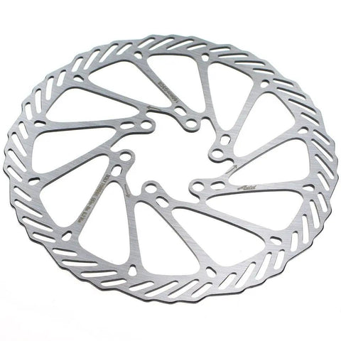 180mm Disc Brake Rotor 2 Pack for Road Mountain BMX Bikes, 6 Bolts, Stainless Steel SUS410 Black Finish, Standard