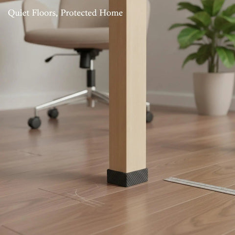 Thickened Furniture Leg Caps Protectors For Hardwood And Tile Floors Slip On Chair Glides stopping scratches on wood floor